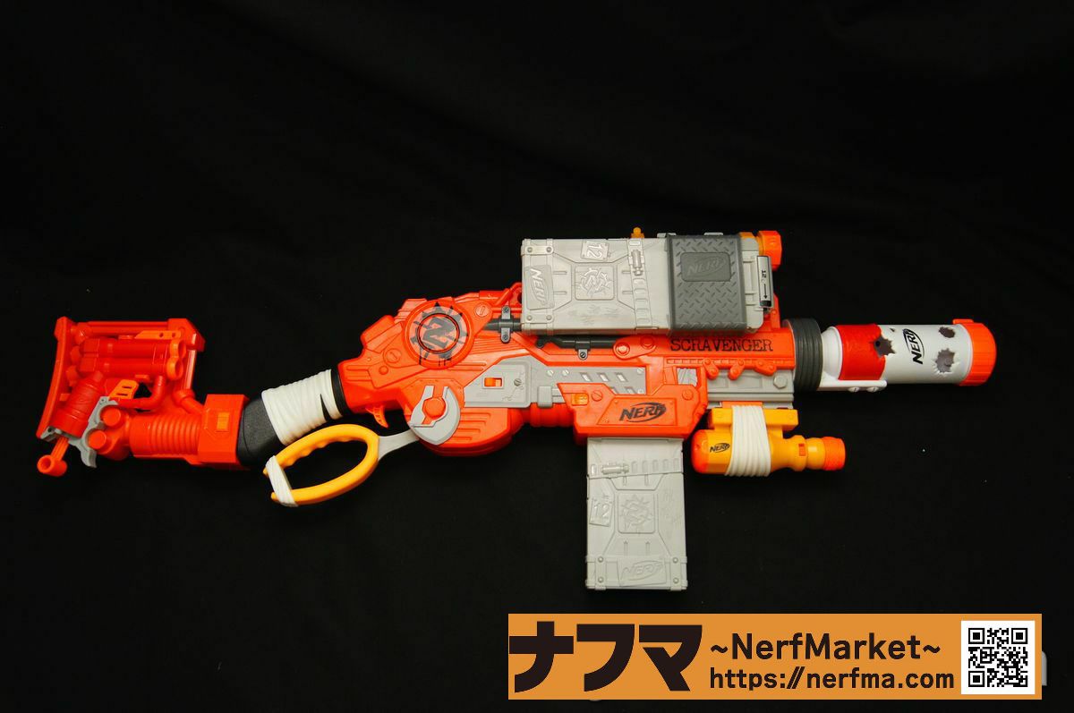 ナーフ ゾンビシステム スクラベンジャー NERF E1754 エア ナーフ ゾンビストライク スクラアベンジャー(スクラベンジャー) 紹介 ナフ太郎Nerf Zombie Strike Survival System  Scravenger NERF TARO