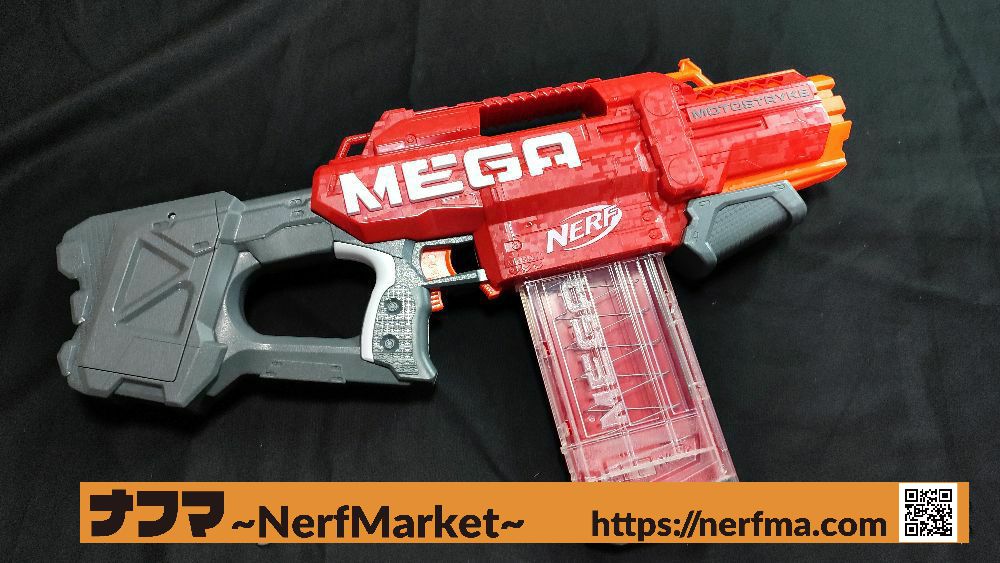 レビュー メガ モトストライク サイズも動作音も迫力もメガ 電動セミオート ライフル ナフマ Nerfmarket