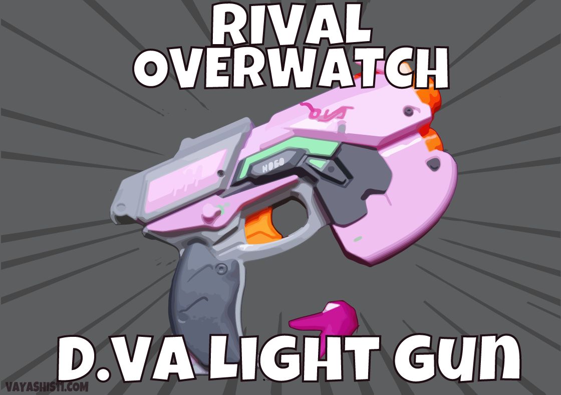 Nerf lançará arma inspirada na Light Gun da personagem D.Va, de Overwatch -  Canaltech